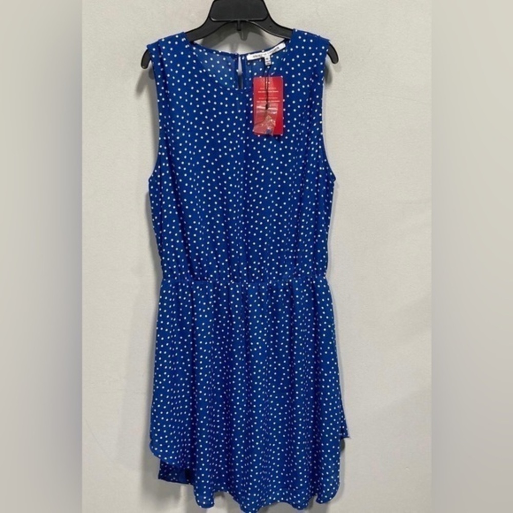 Evereve Collective Concepts polka dot swing midi dress NWT size XL
